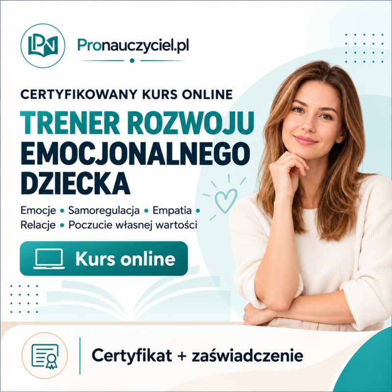 Trener rozwoju emocjonalnego dziecka